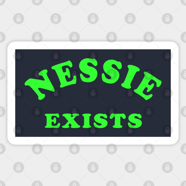 Nessie Exists Sticker by Lyvershop